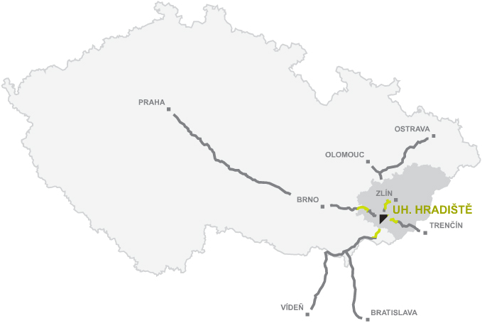 Česká republika - mapa